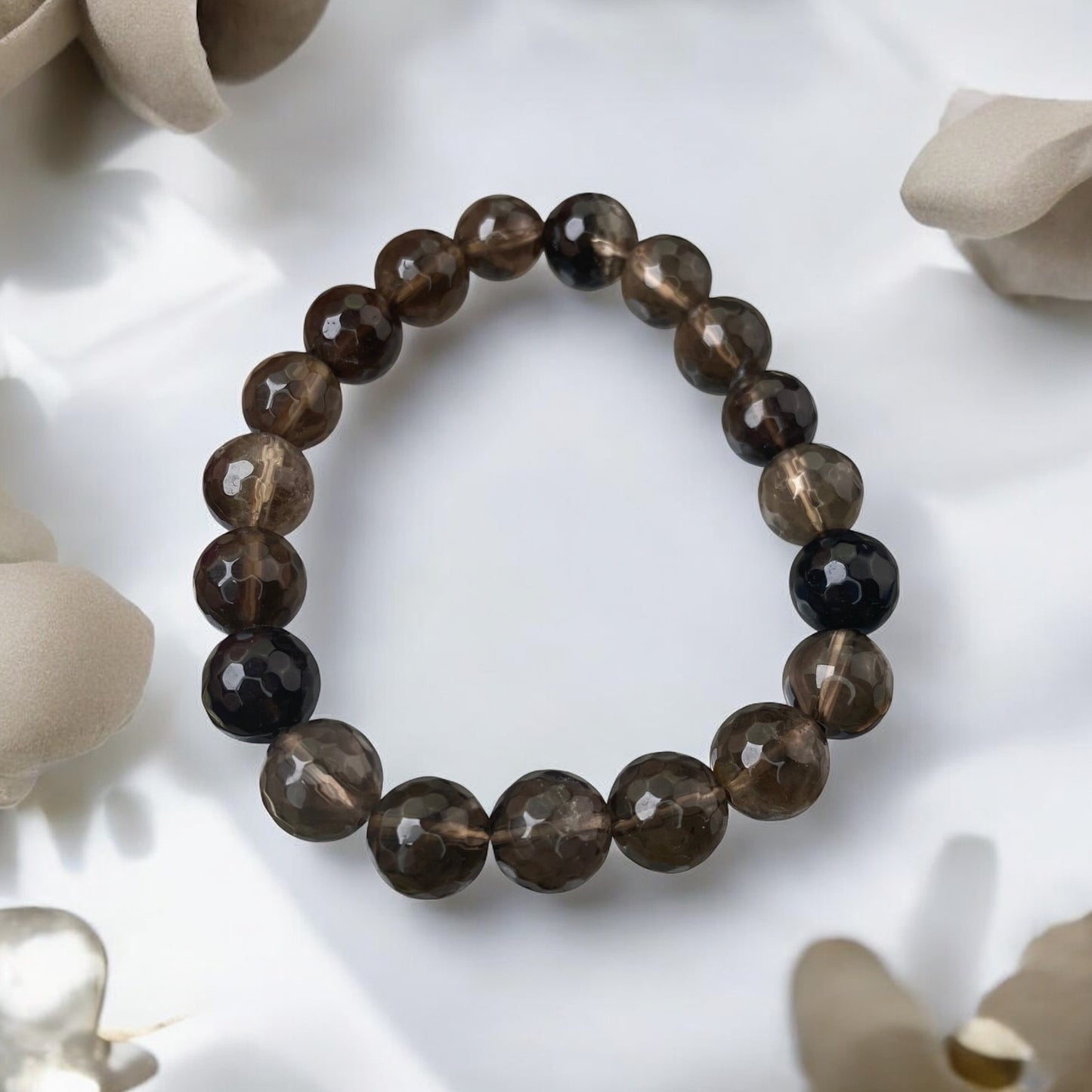 Dūmu Kvarcs / Rauhtopāzs (10 mm, slīpēta forma (t))