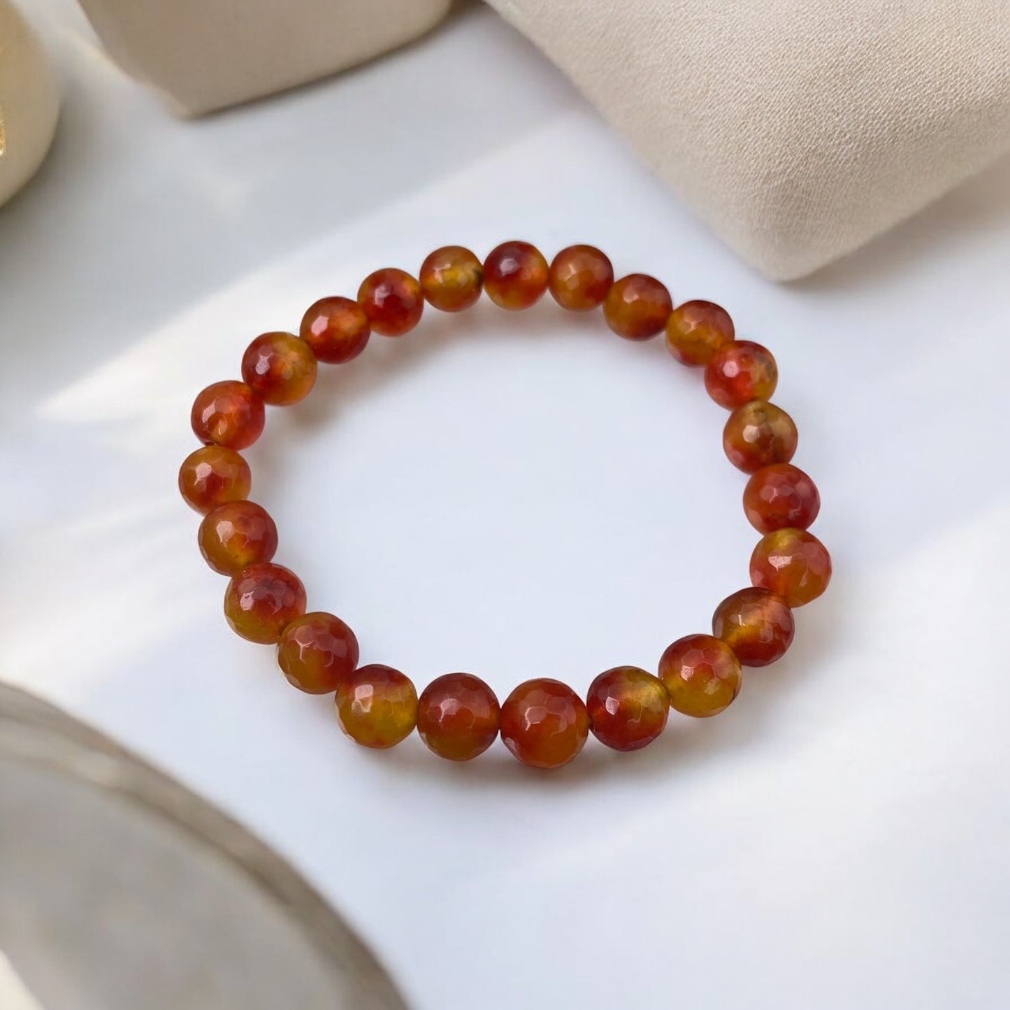 Ahāta rokassprādze (Ahāts 8mm, slīpēta forma (t)