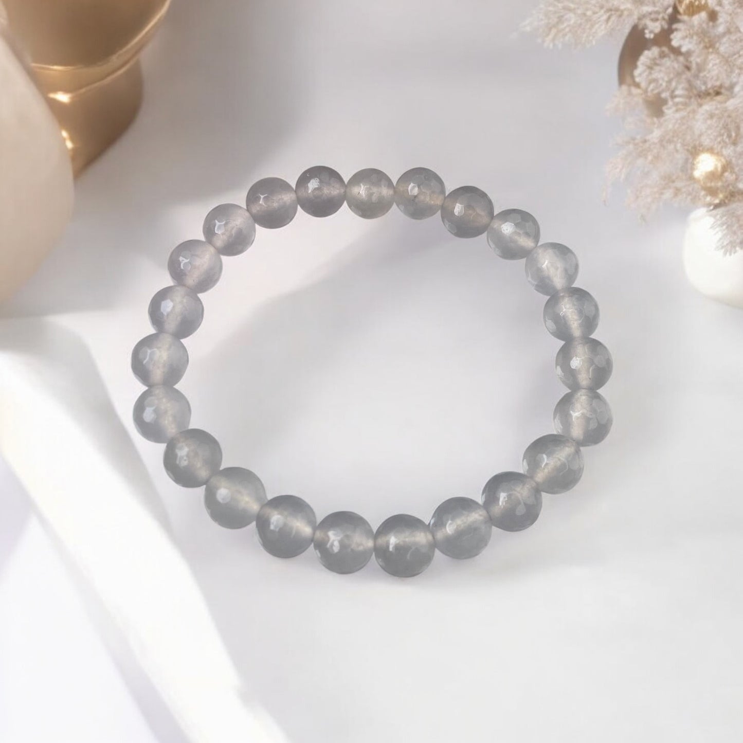 Žadeīta rokassprādze (Žadeīts 8mm, slīpēta forma)