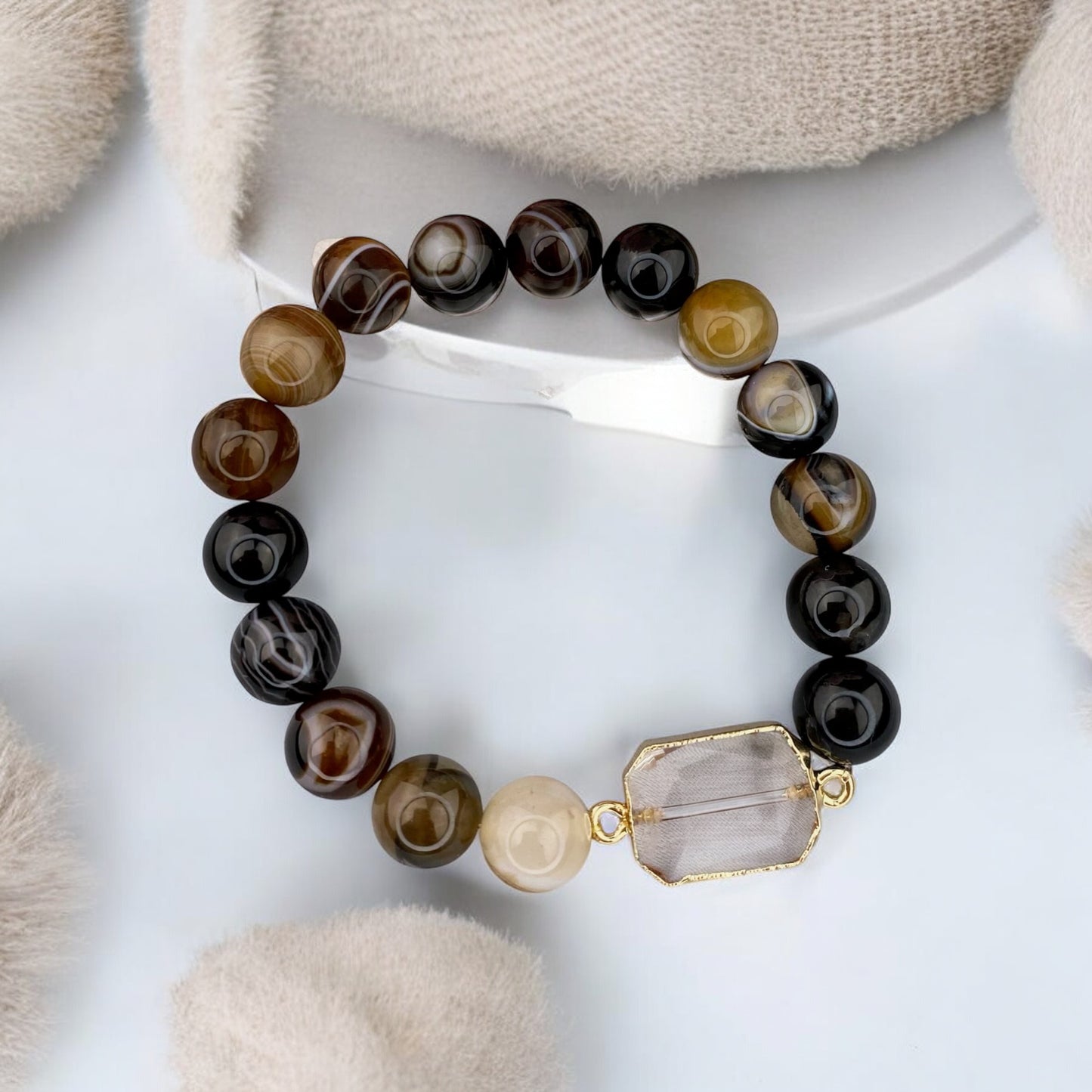 Agate bracelet (Agate 10mm)
