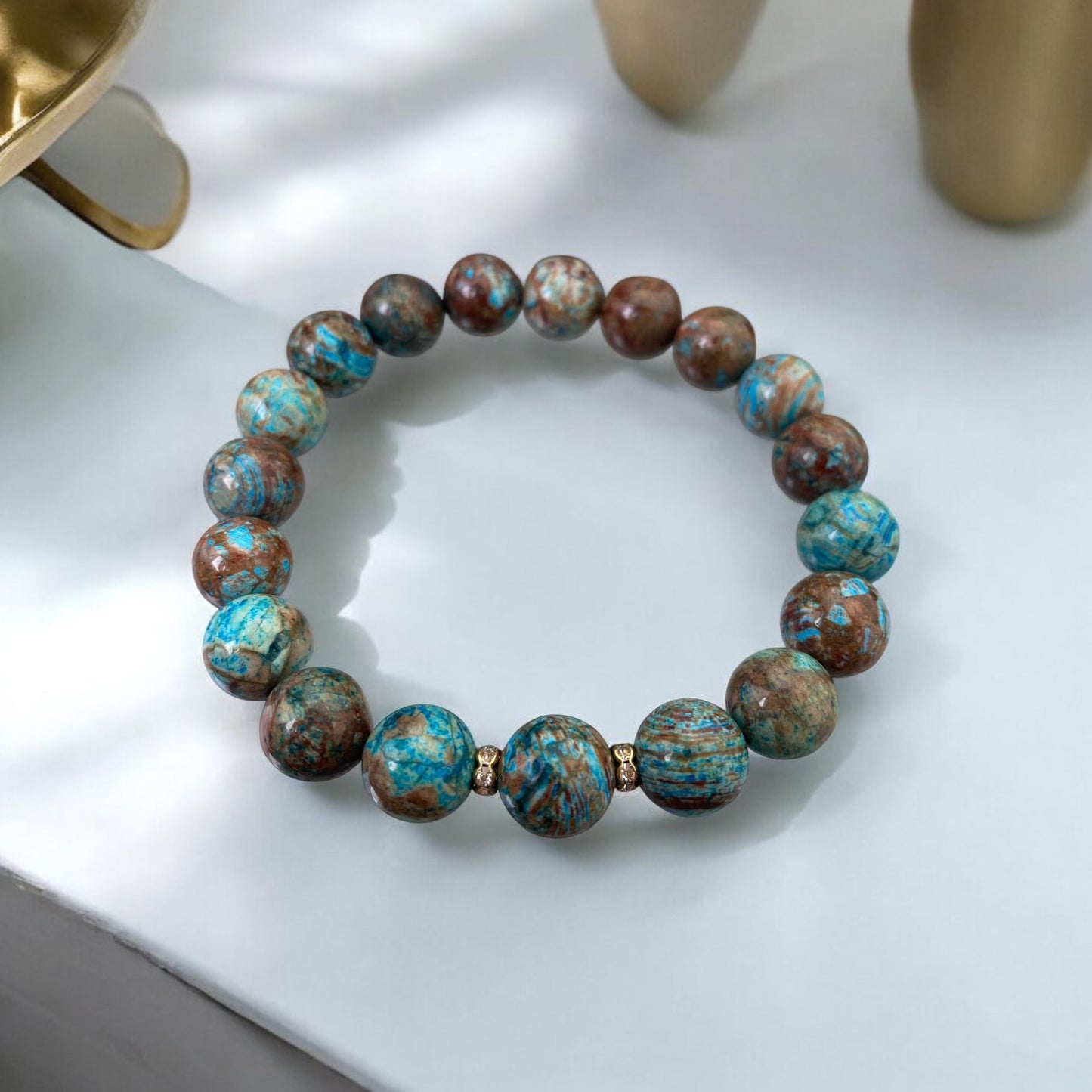 Jašmas rokassprādze (Jašma tonēta, 10mm (g))