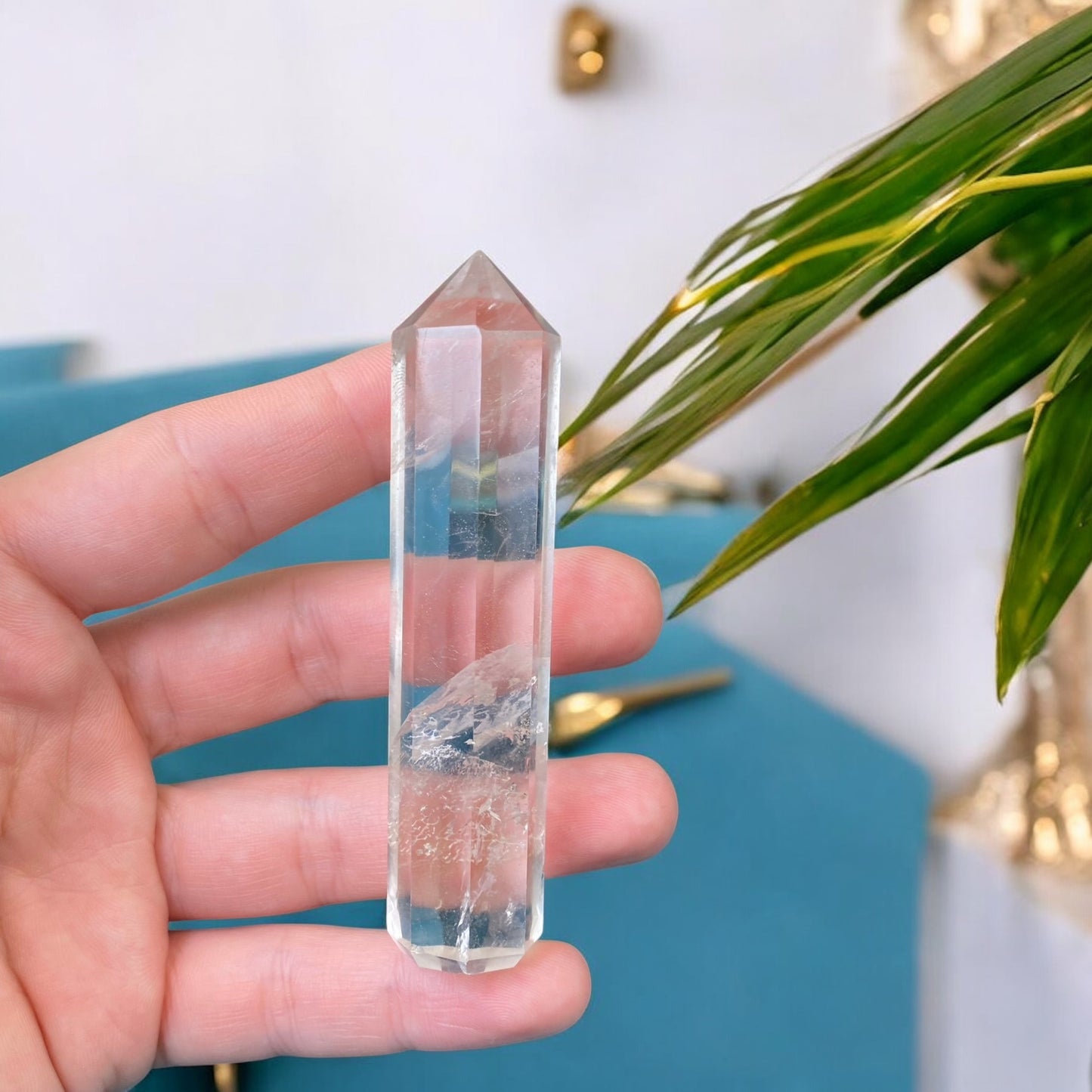 Natural Clear Quartz tower 54g.