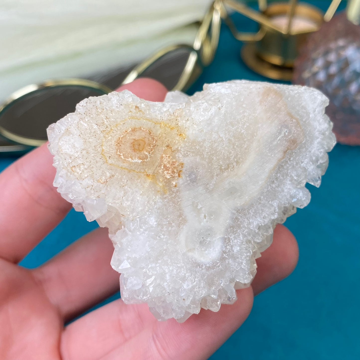 Natural raw Chalcedony druse/ cluster 181g.