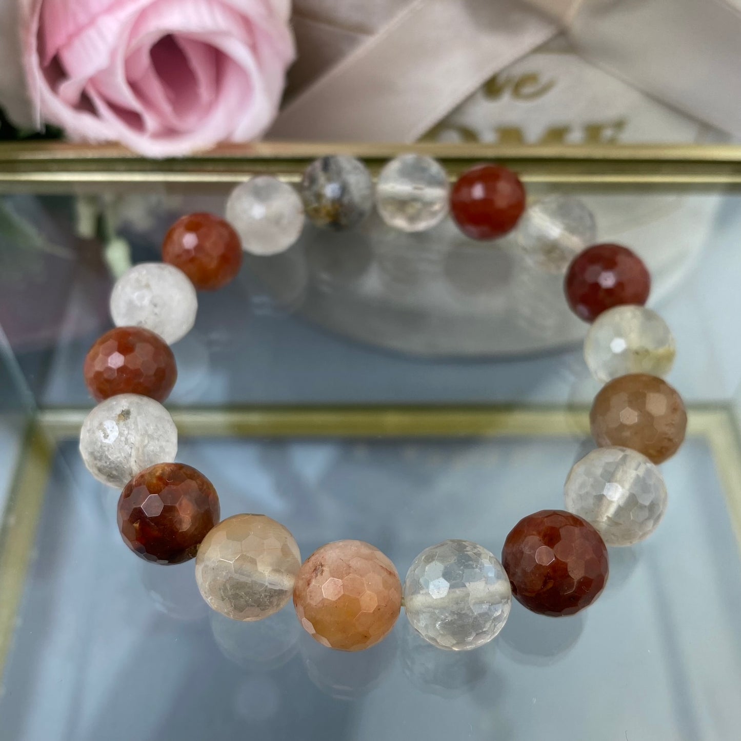 Quartz bracelet (Quartz 10mm, polished shape)