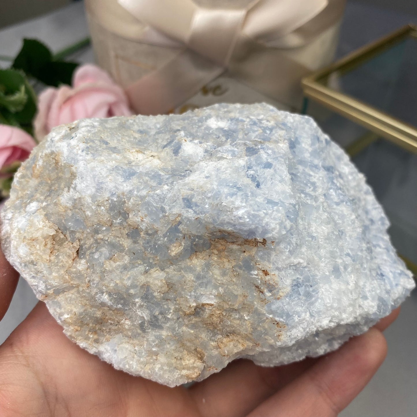 Blue Calcite (530g.)