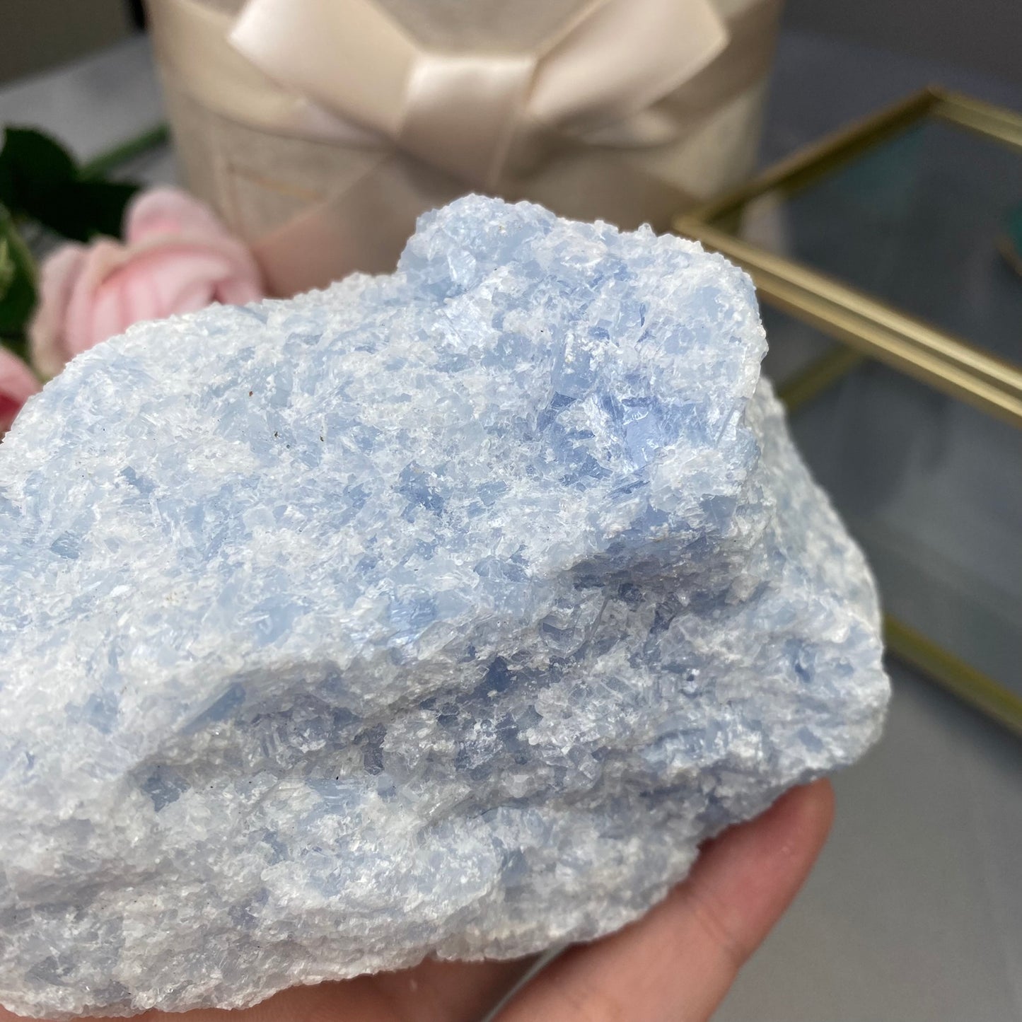 Blue Calcite (530g.)