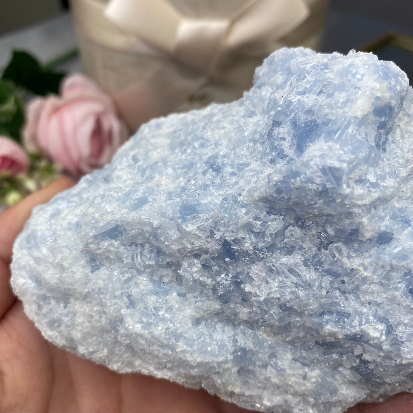 Blue Calcite (530g.)