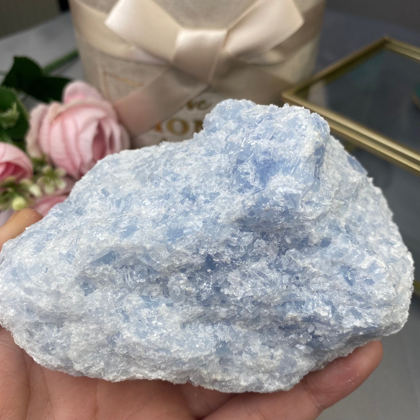 Blue Calcite (530g.)