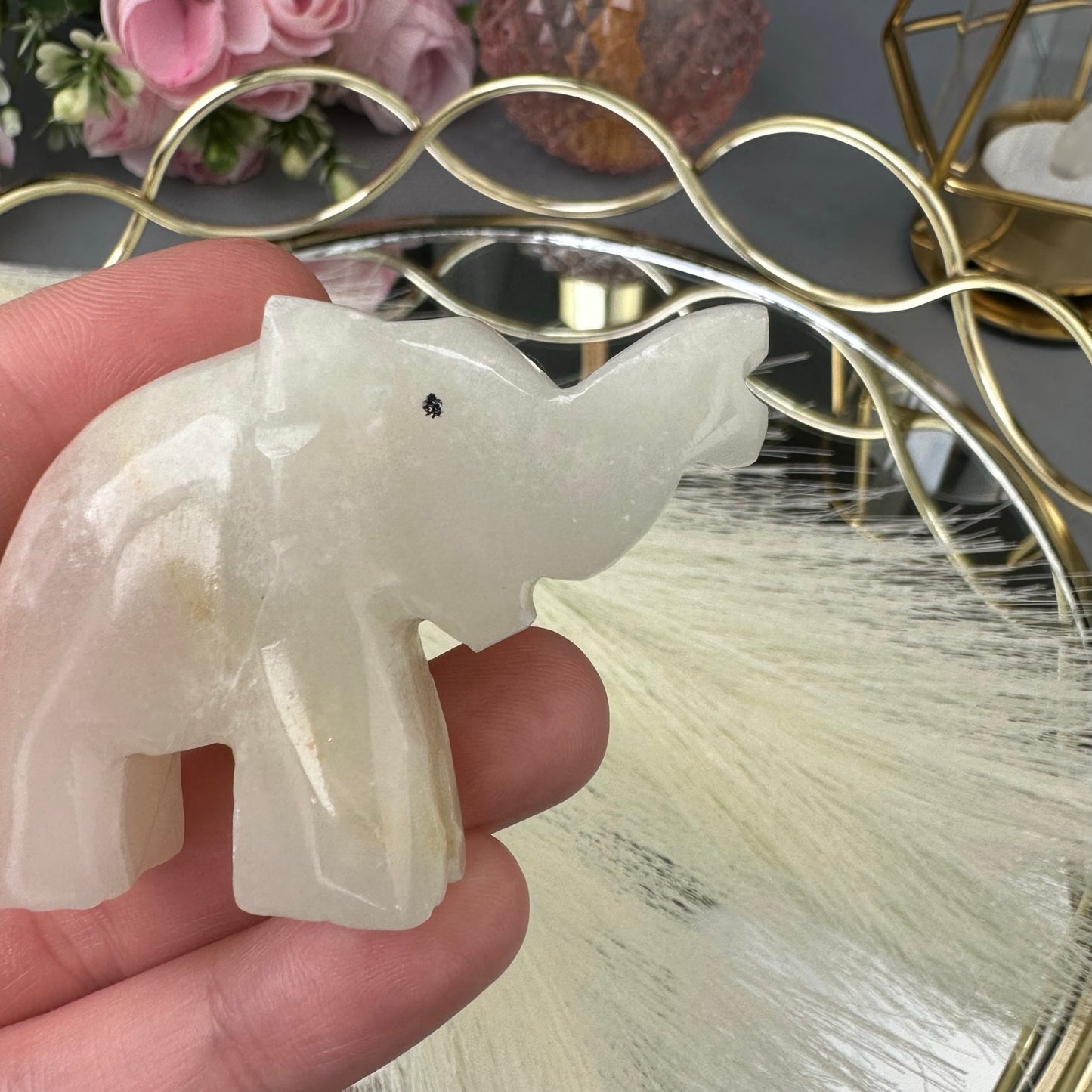Marble Onyx elephant (Marble Onyx)
