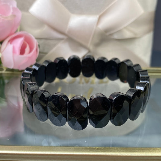 Black Tourmaline bracelet (Black Tourmaline)