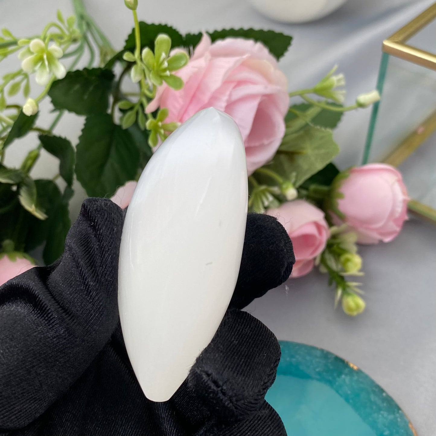 Selenite heart (Selenite size S , 6.7x5.5)