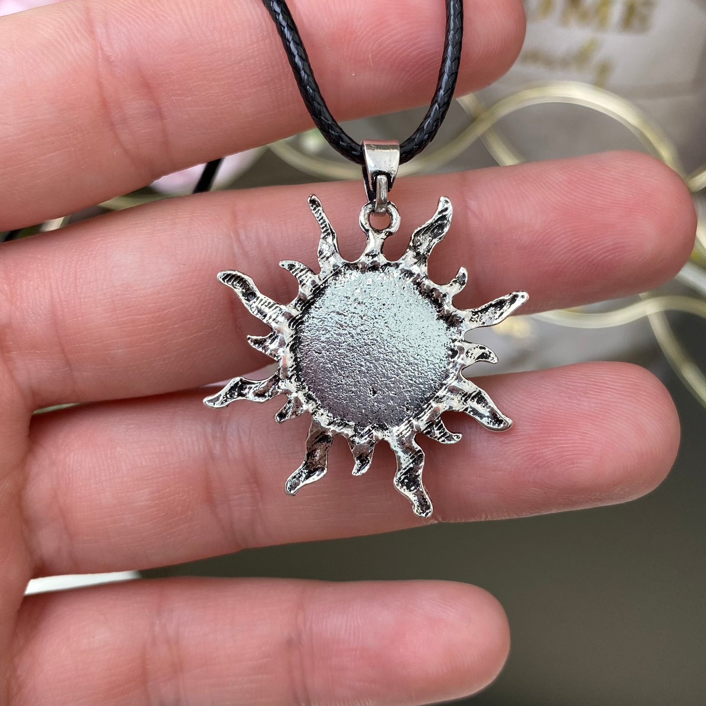 Aventurine pendant sun (Aventurine)