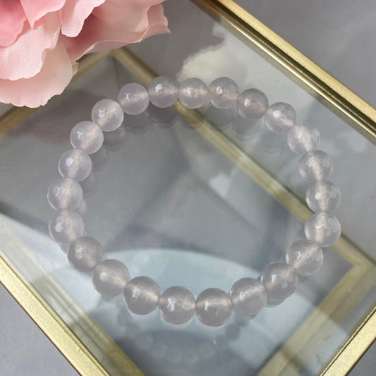 Jadeite bracelet (Jadeite 8mm, polished shape)