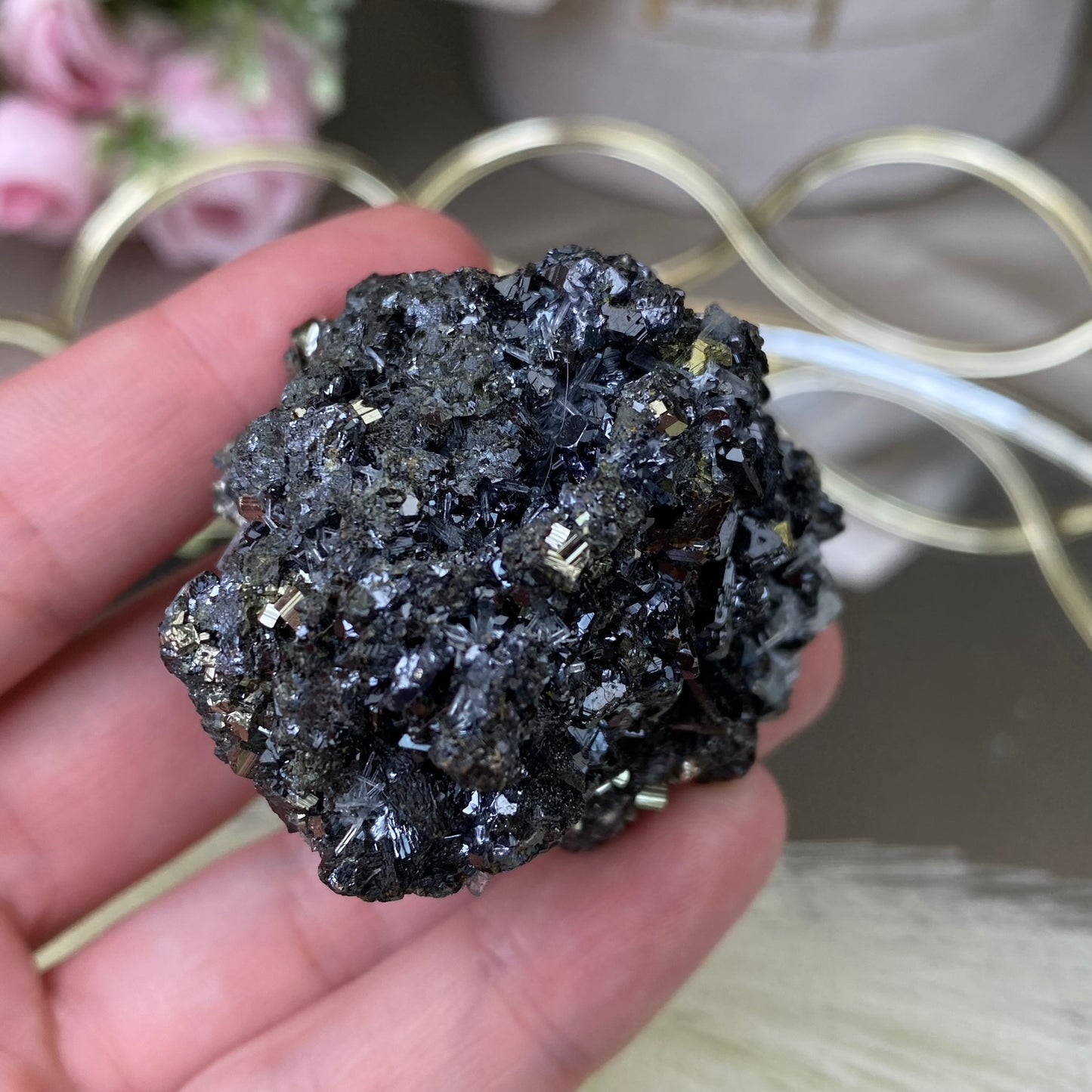Pyrite, Galena, Sphalerite and Clear Quartz