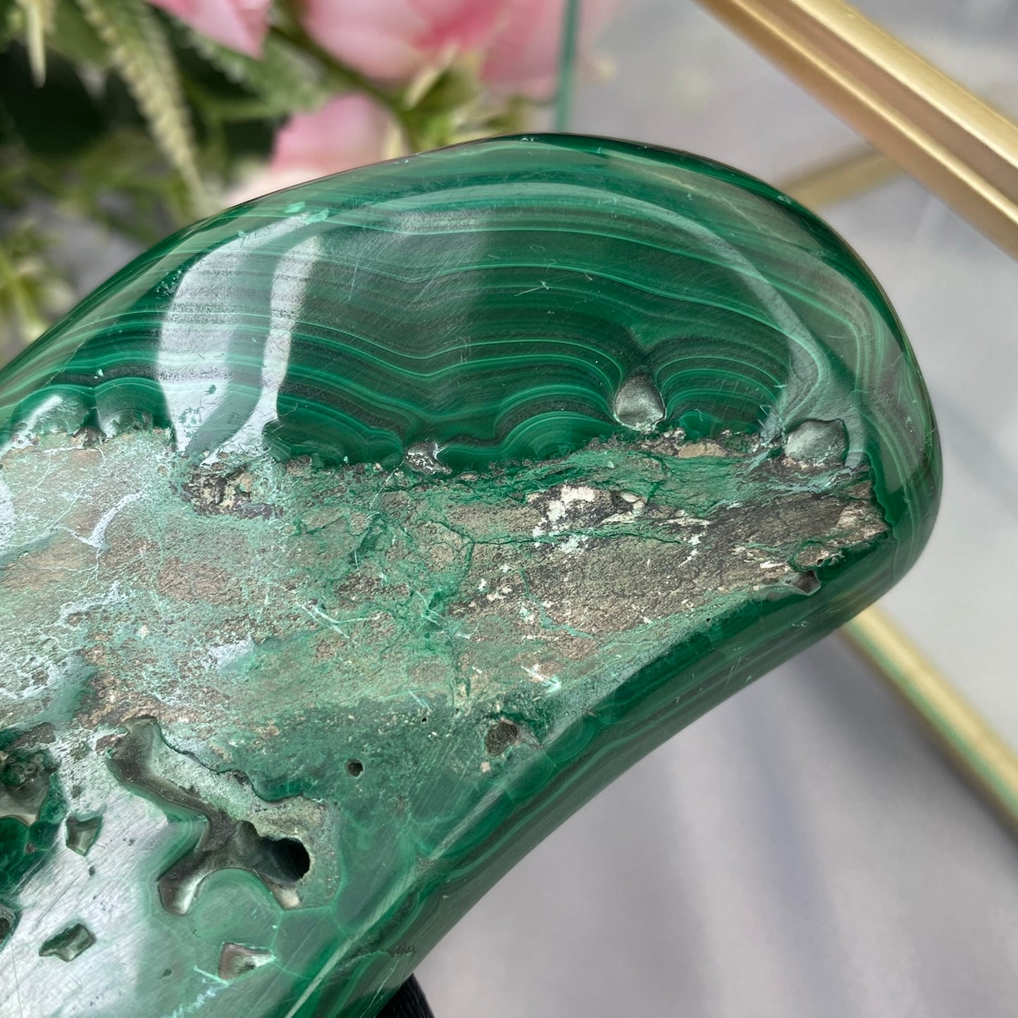 Malachite (350g., 12.5x2-3x5.5)