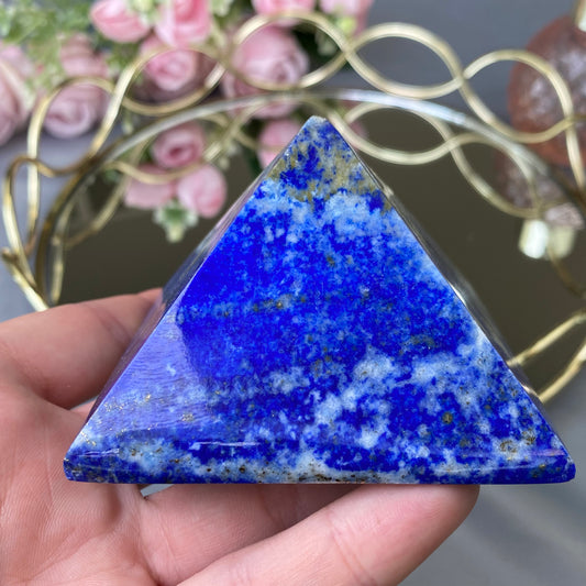 Natural Lazurite pyramid 338g.(Lapis Lazuli)