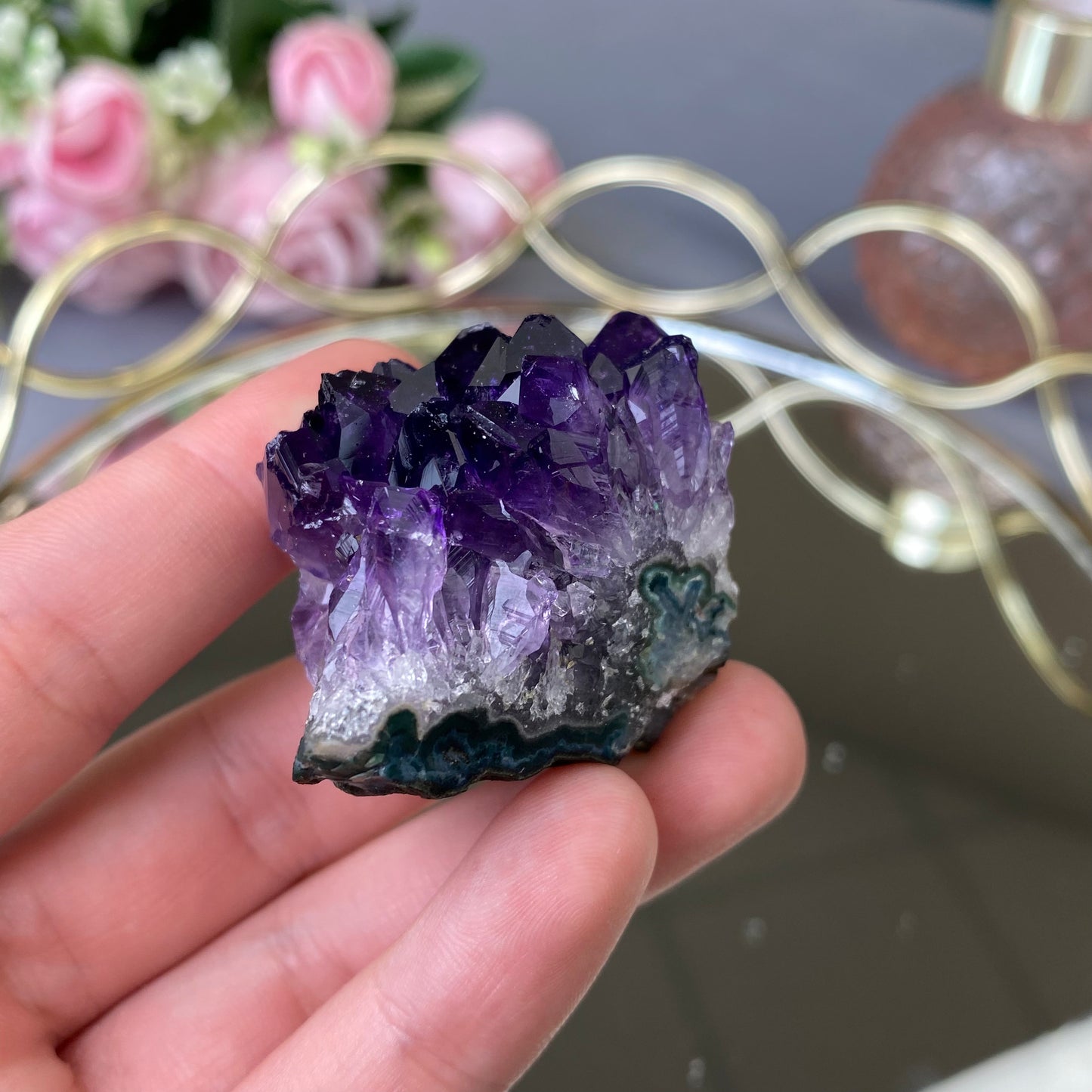 Natural raw Amethyst druse/cluster (High Quality,Uruguay,54g.)