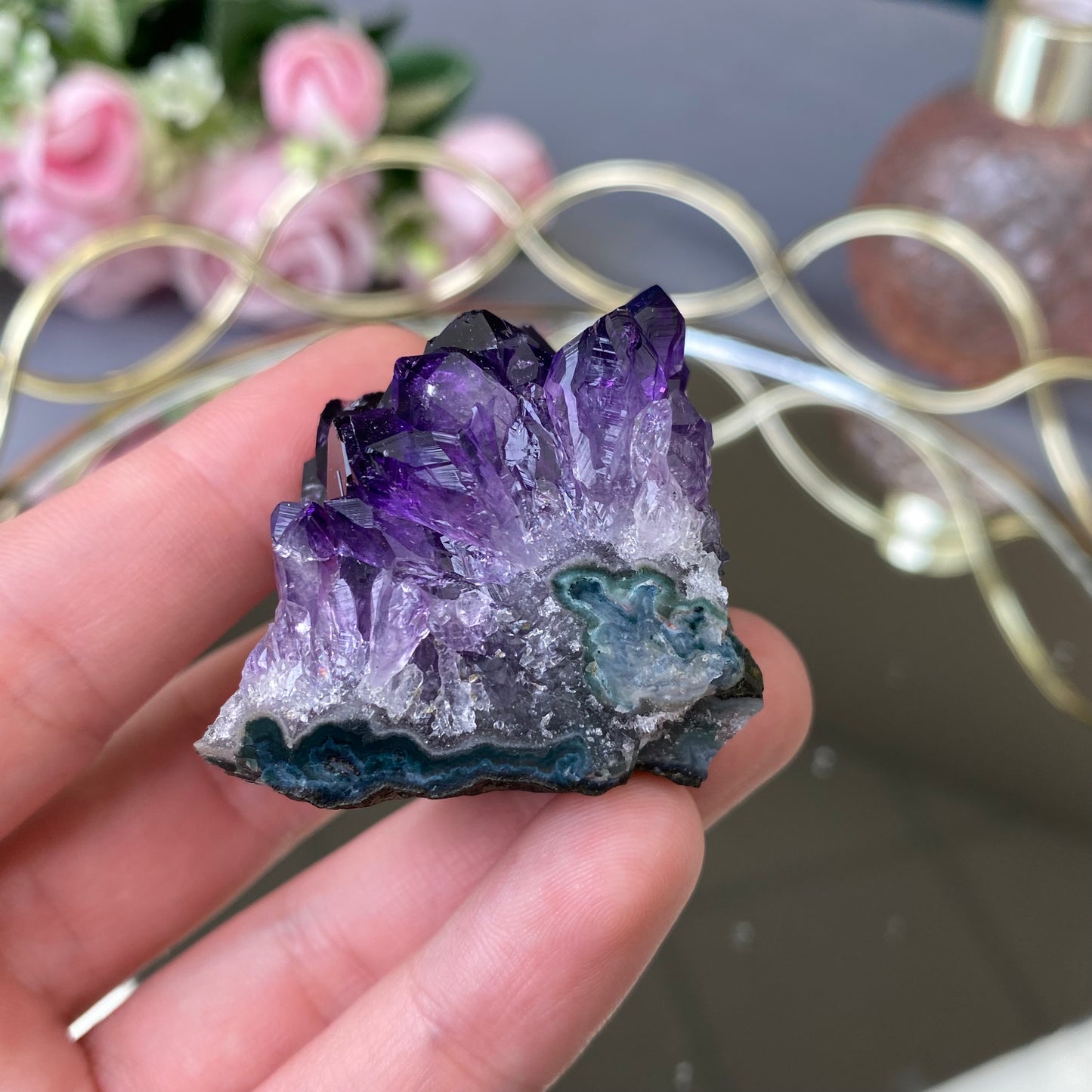 Natural raw Amethyst druse/cluster (High Quality,Uruguay,54g.)