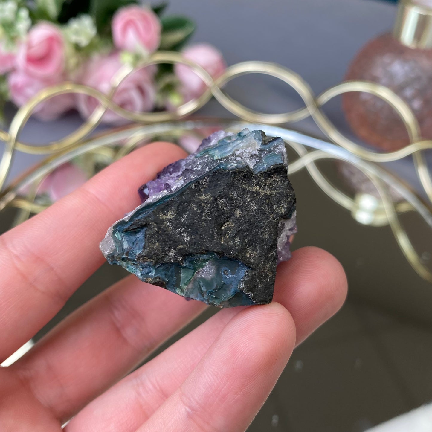 Natural raw Amethyst druse/cluster (High Quality,Uruguay,54g.)