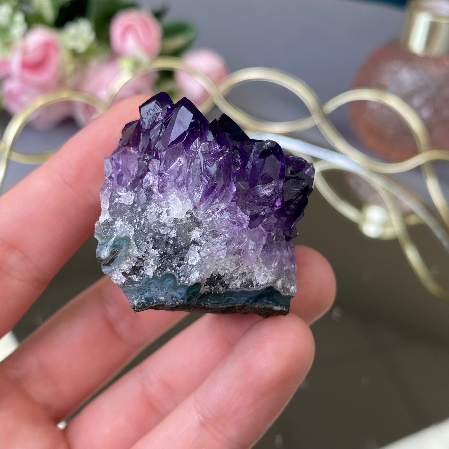 Natural raw Amethyst druse/cluster (High Quality,Uruguay,54g.)
