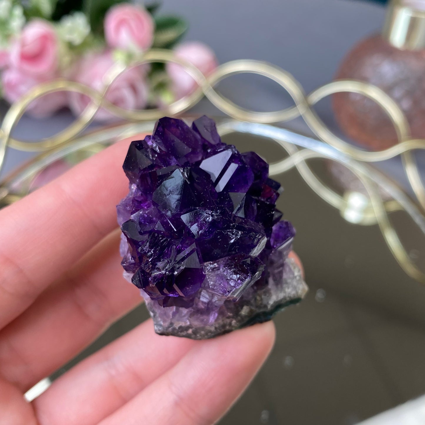 Natural raw Amethyst druse/cluster (High Quality,Uruguay,54g.)