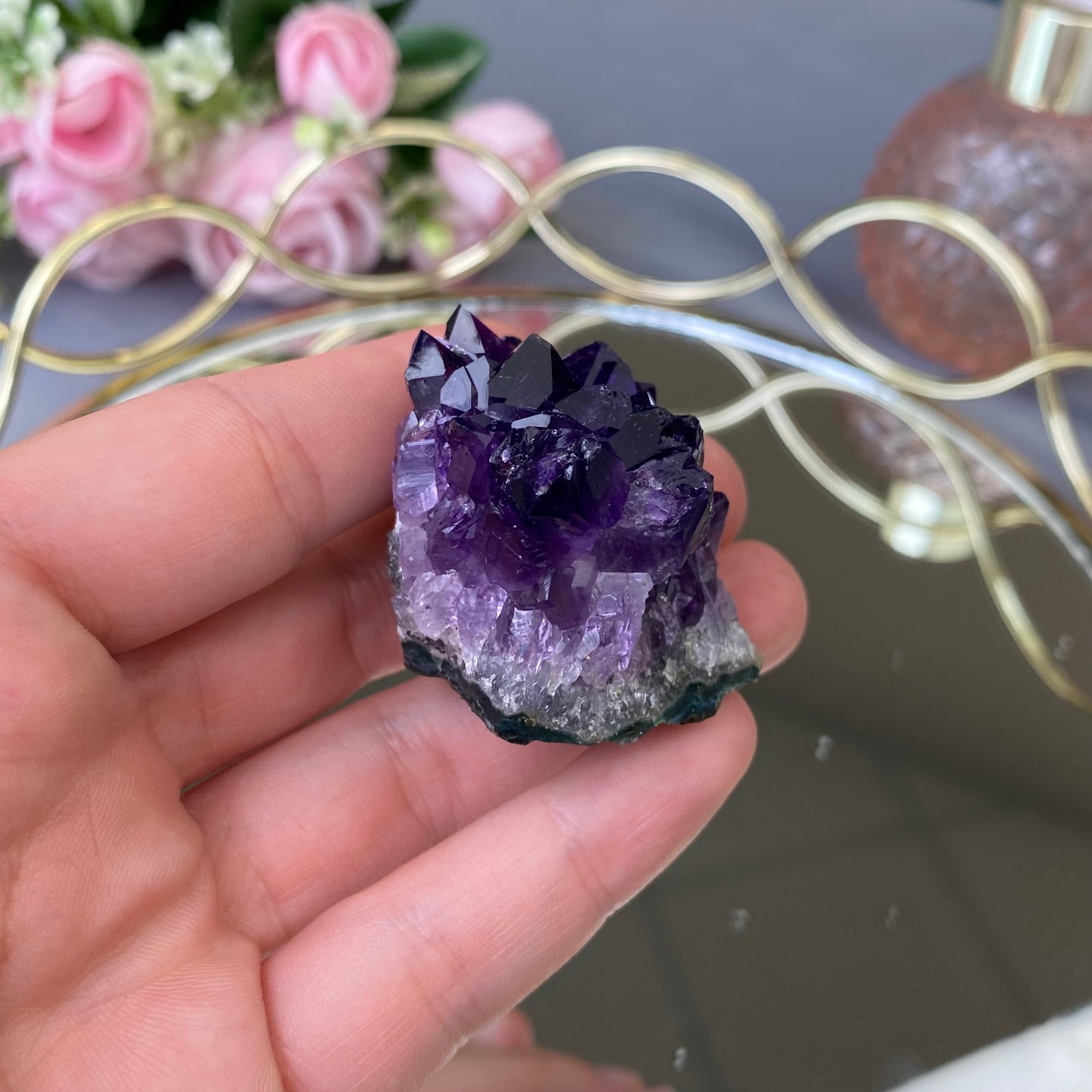 Natural raw Amethyst druse/cluster (High Quality,Uruguay,54g.)
