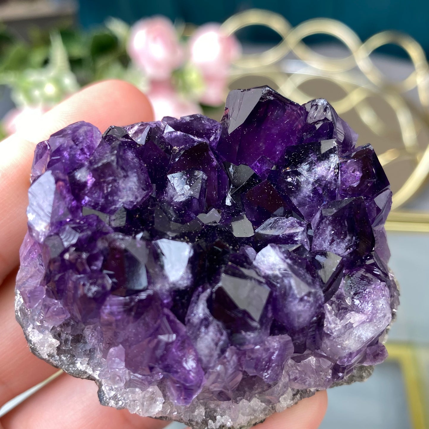 Natural raw Amethyst druse/cluster (High Quality,Uruguay,119g.)