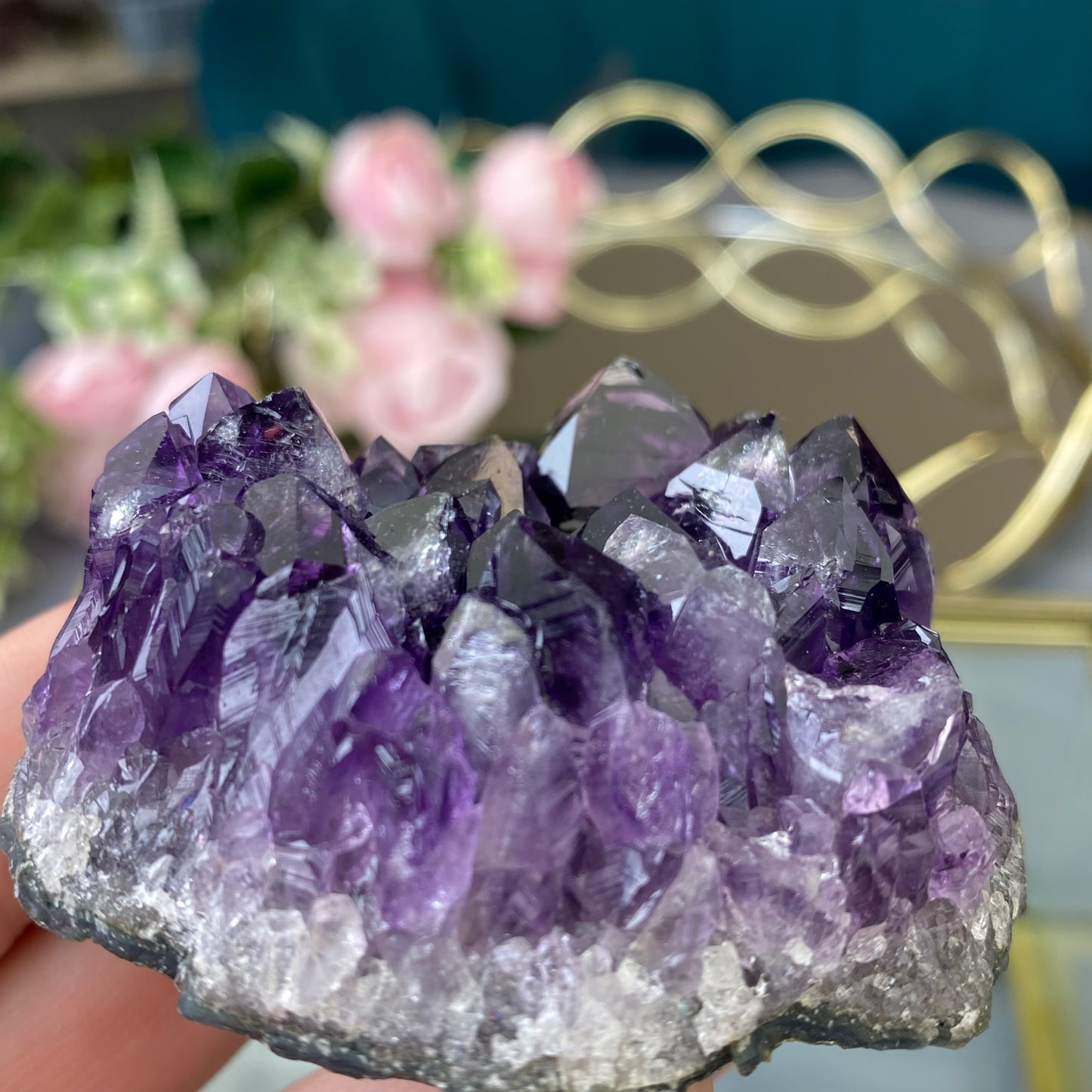 Natural raw Amethyst druse/cluster (High Quality,Uruguay,119g.)