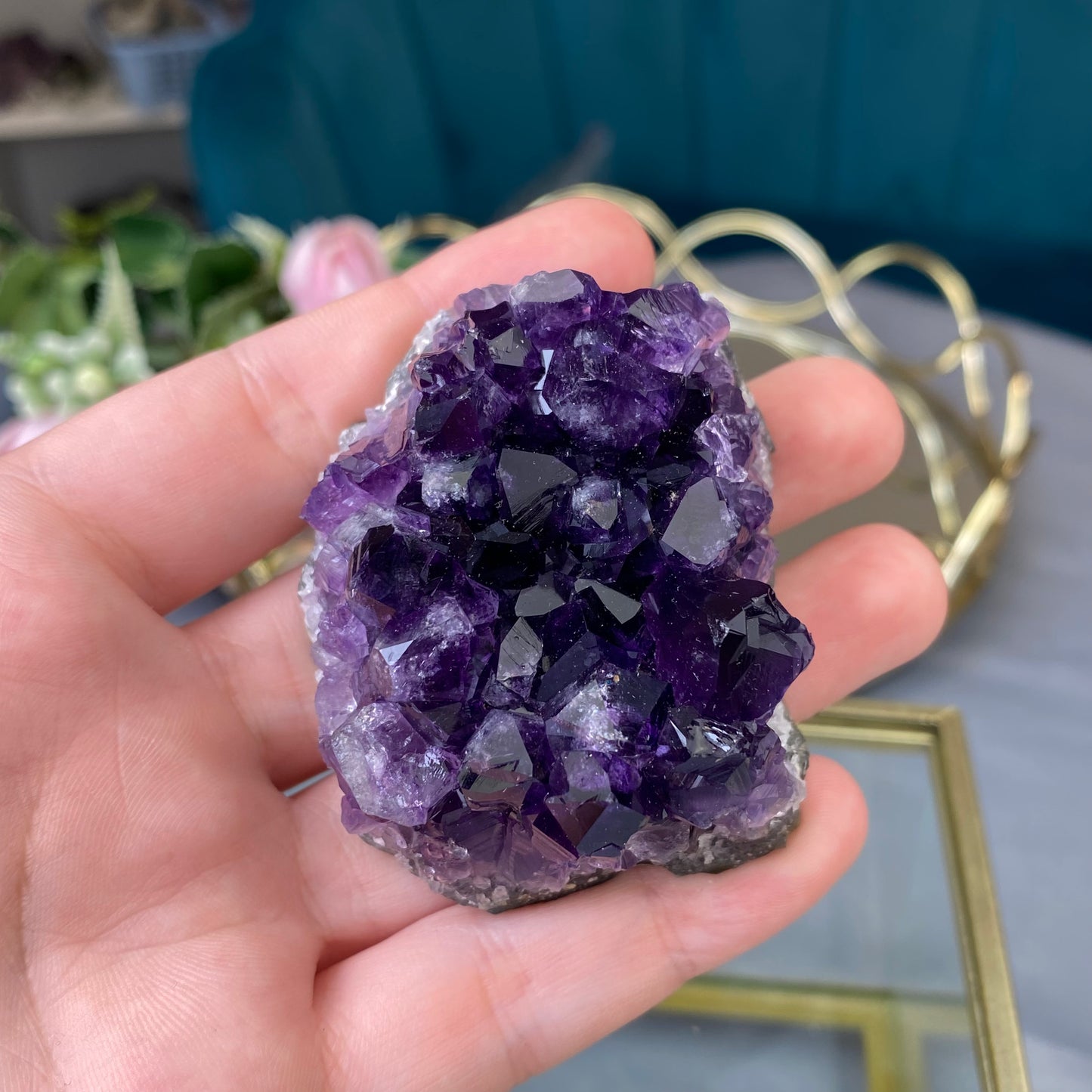 Natural raw Amethyst druse/cluster (High Quality,Uruguay,119g.)