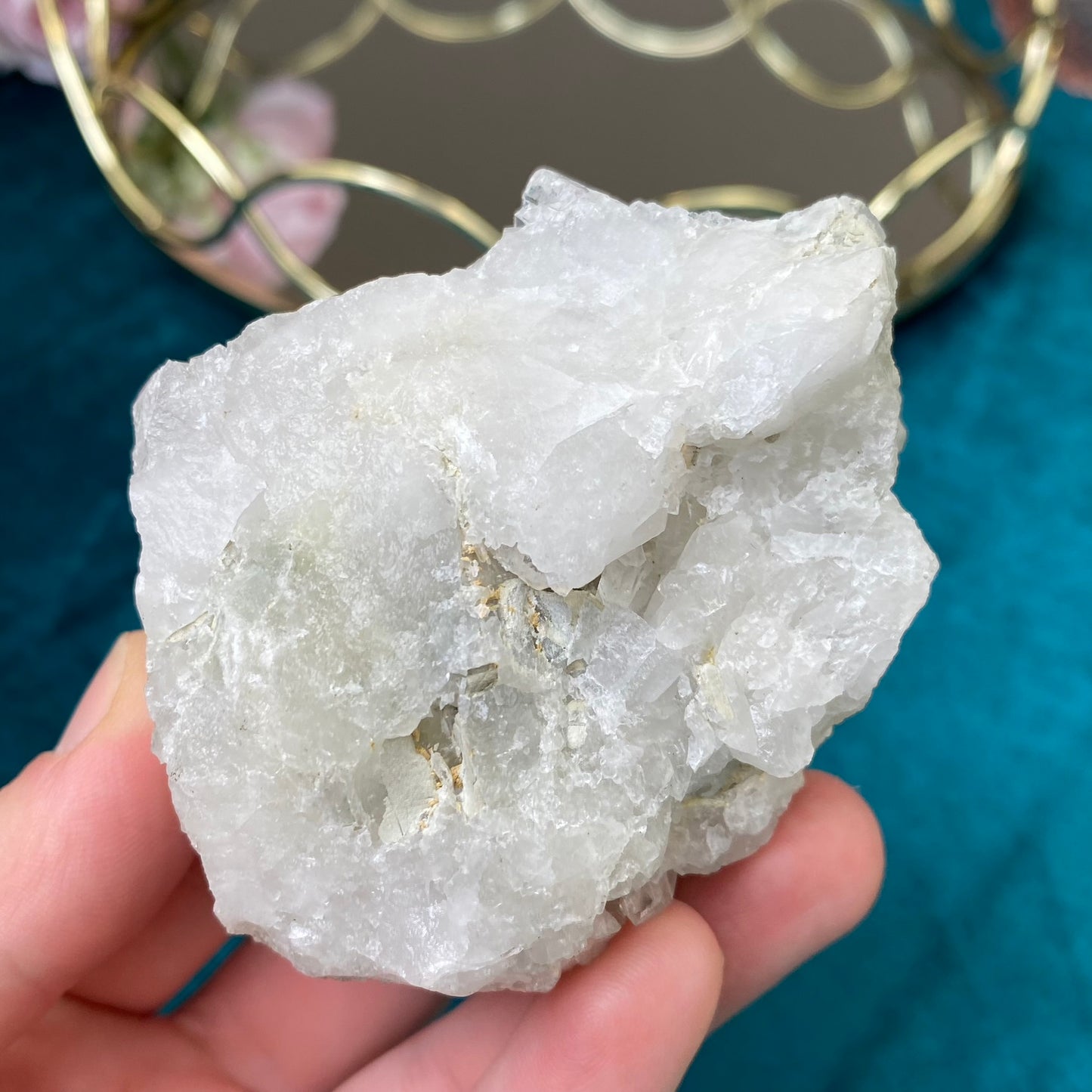 Natural raw Clear Quartz druse 240g.