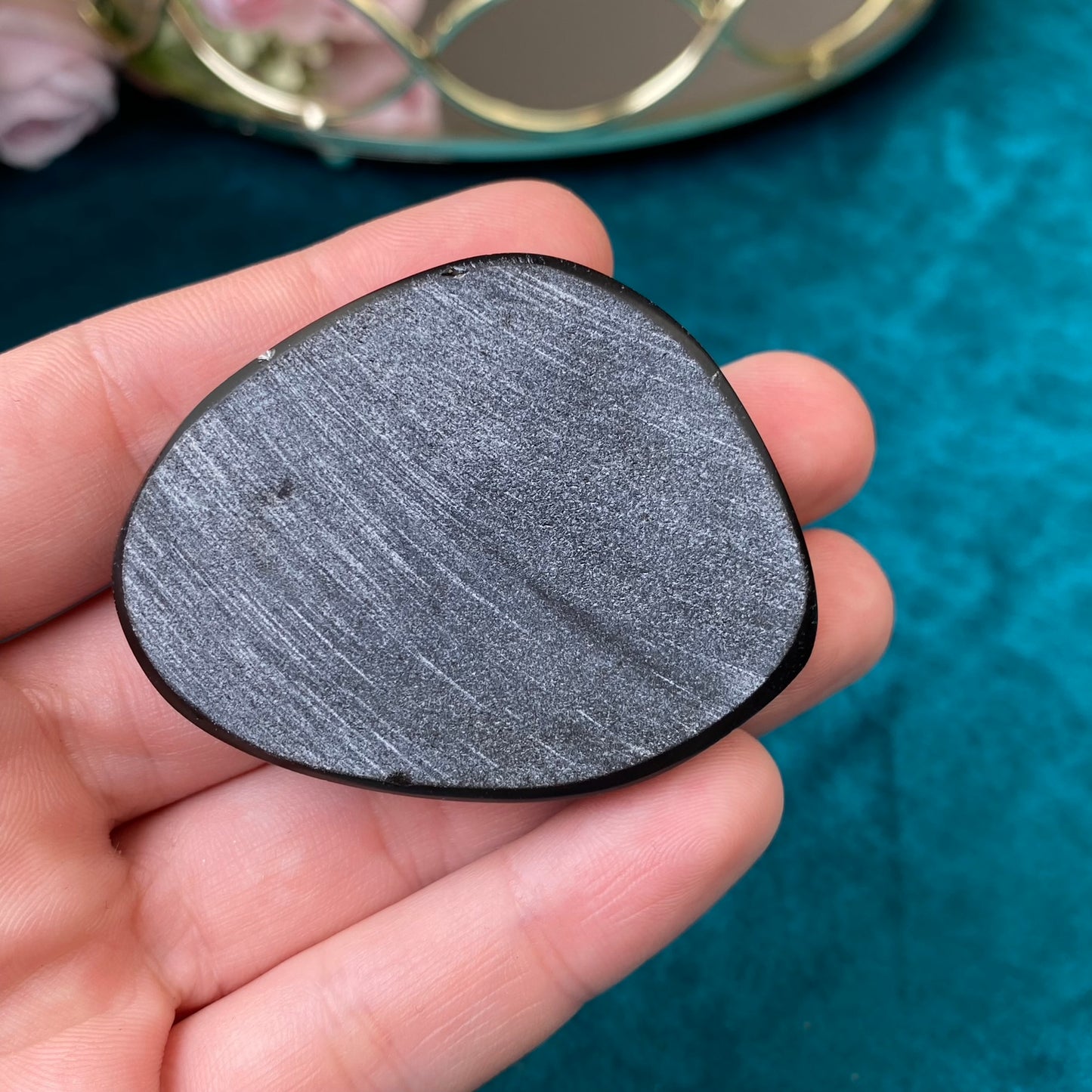 Natural Obsidian  47g. (polished one side)