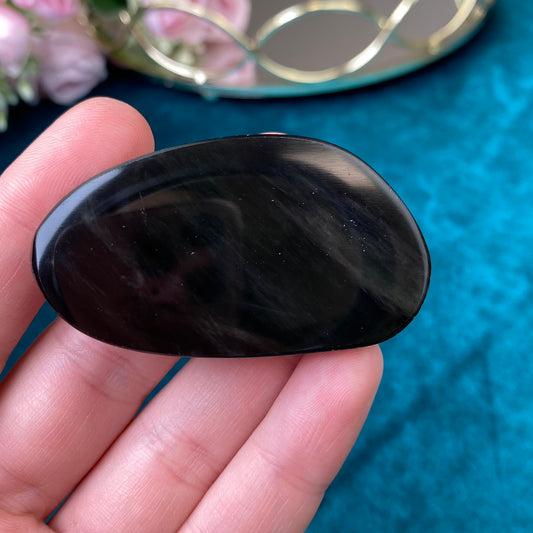 Obsidiāns 38g. (slīpēts no vienas puses)