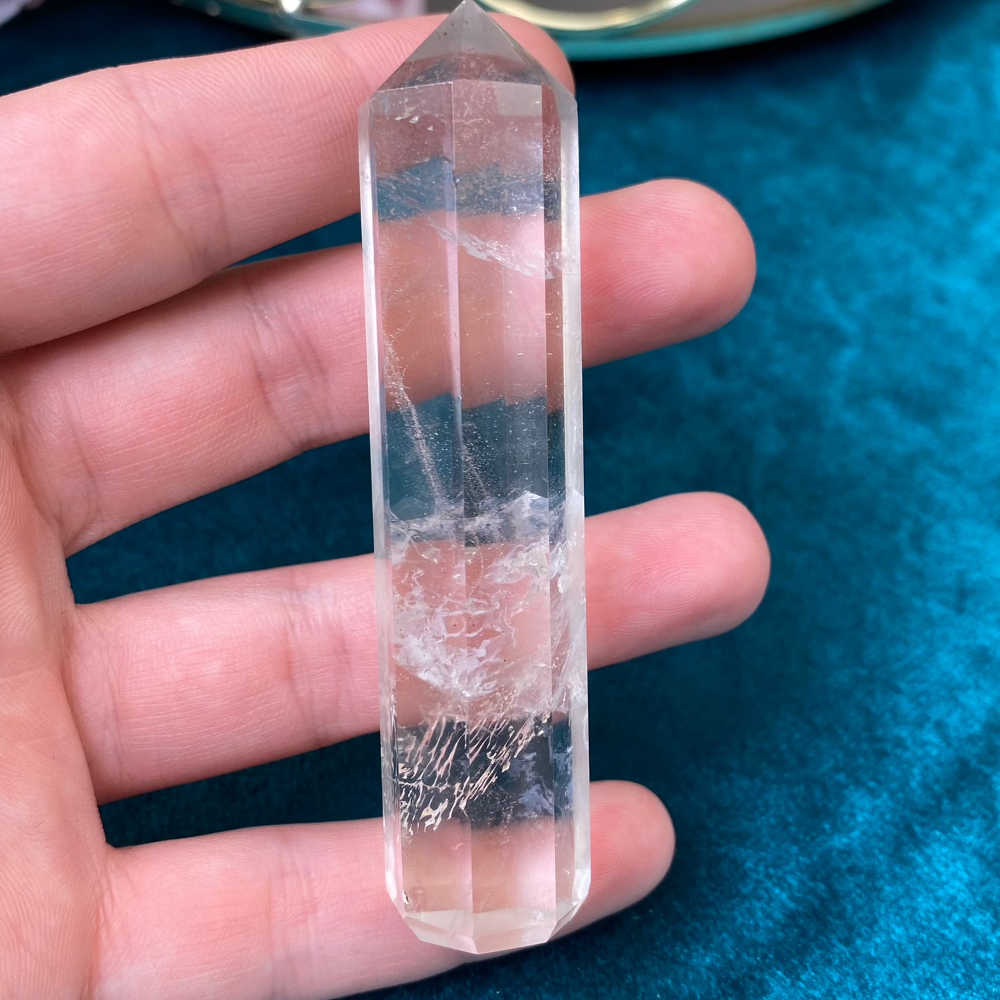 Natural Clear Quartz tower 54g.