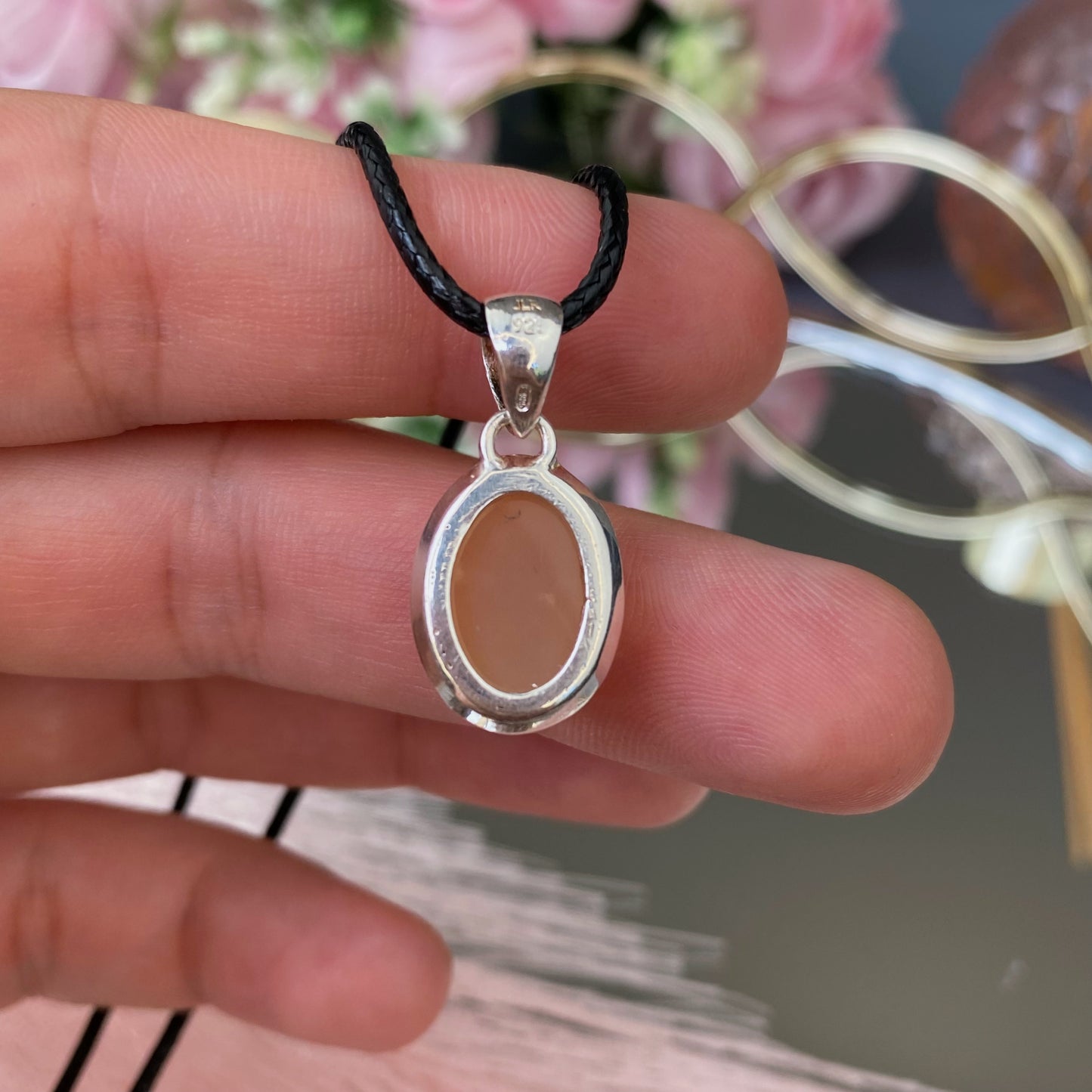 Moonstone silver 925 pendant