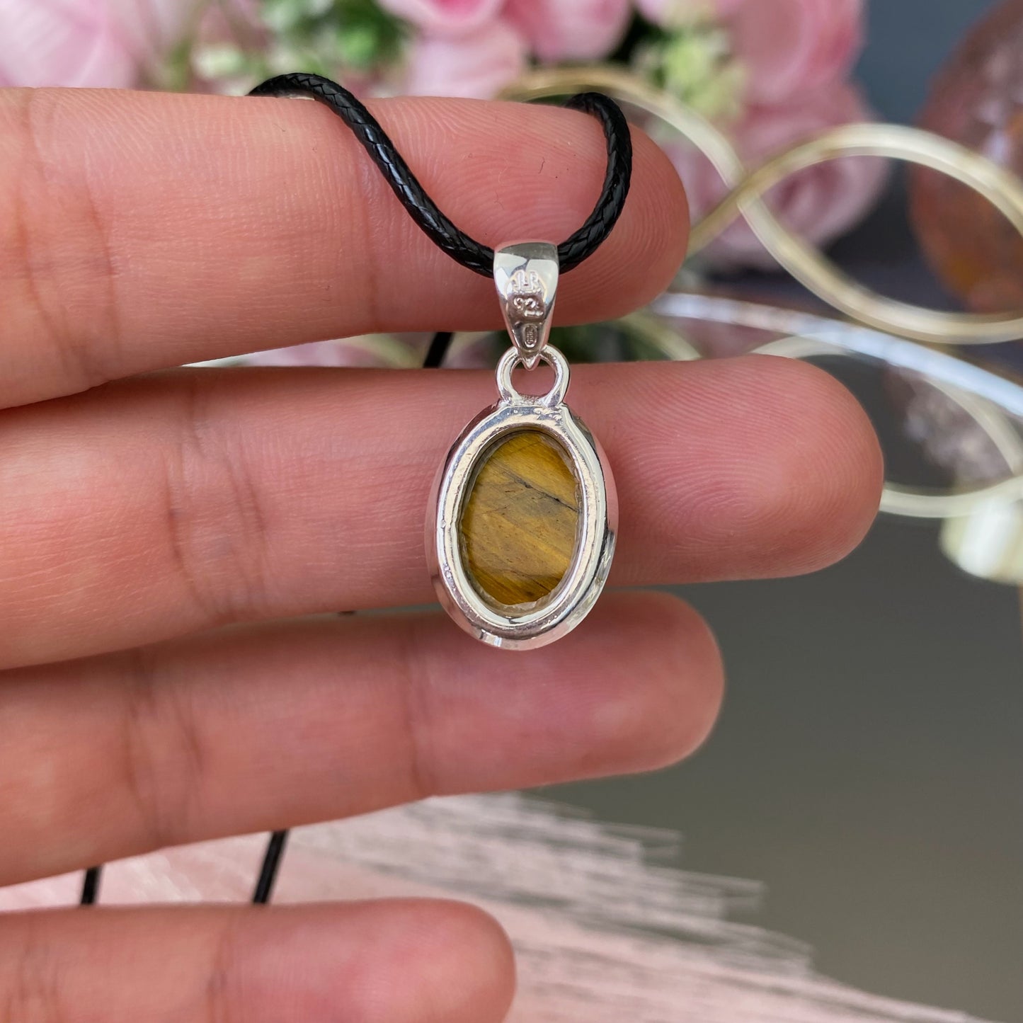 Tiger Eye Silver 925 pendant