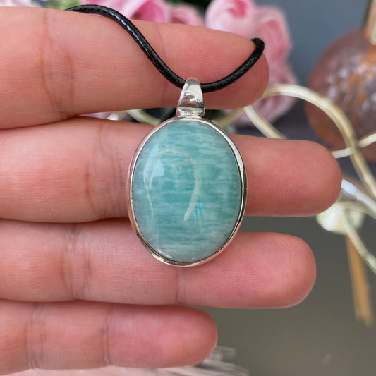 Amazonite silver 925 pendant