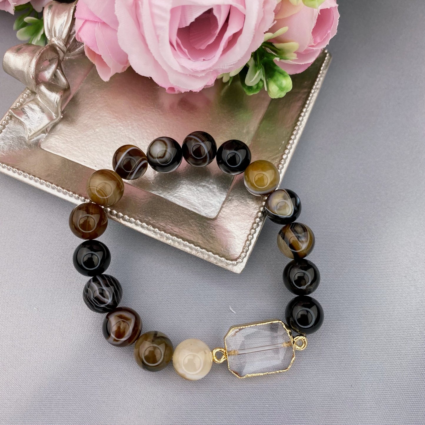 Agate bracelet (Agate 10mm)