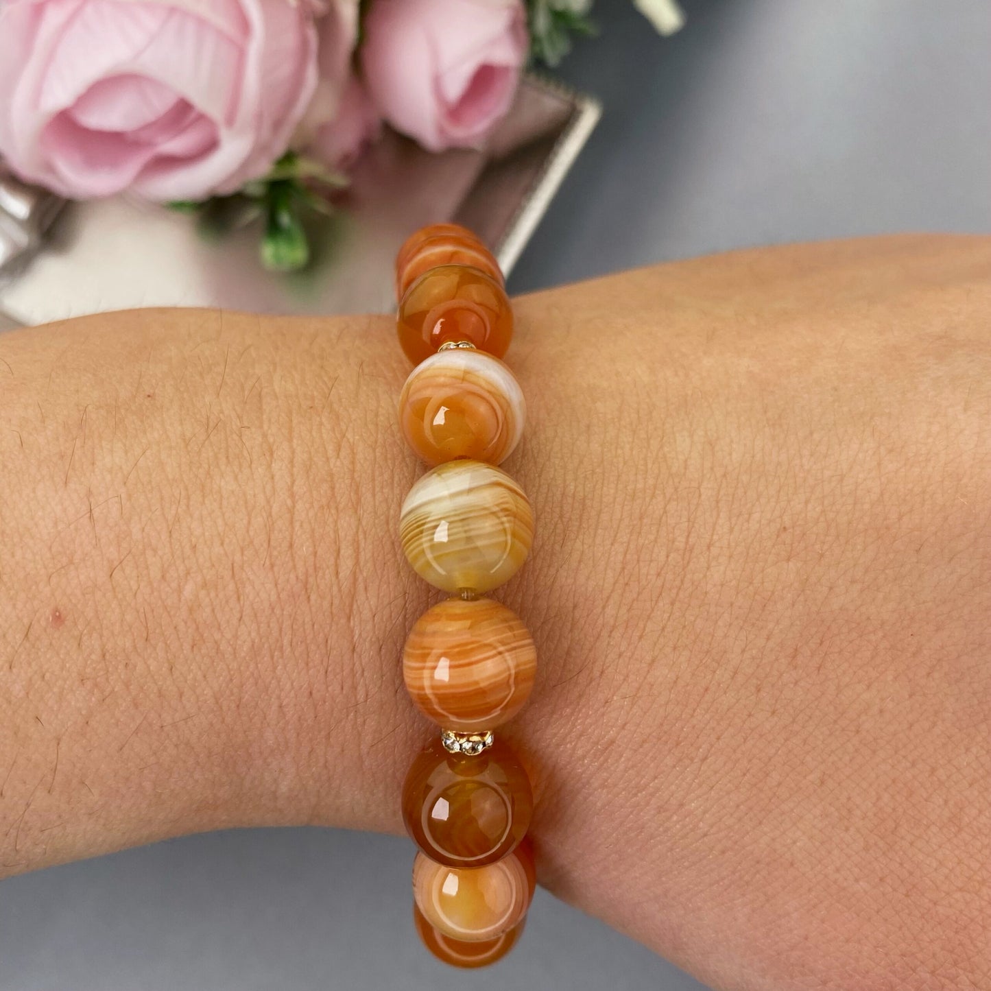 Agate bracelet (Agate 10mm)