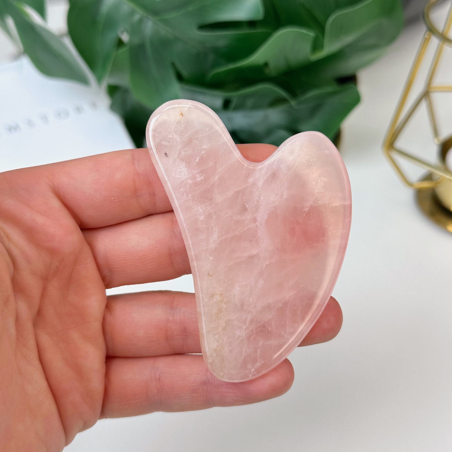 Rozā Kvarca Gua sha (Rozā Kvarcs)
