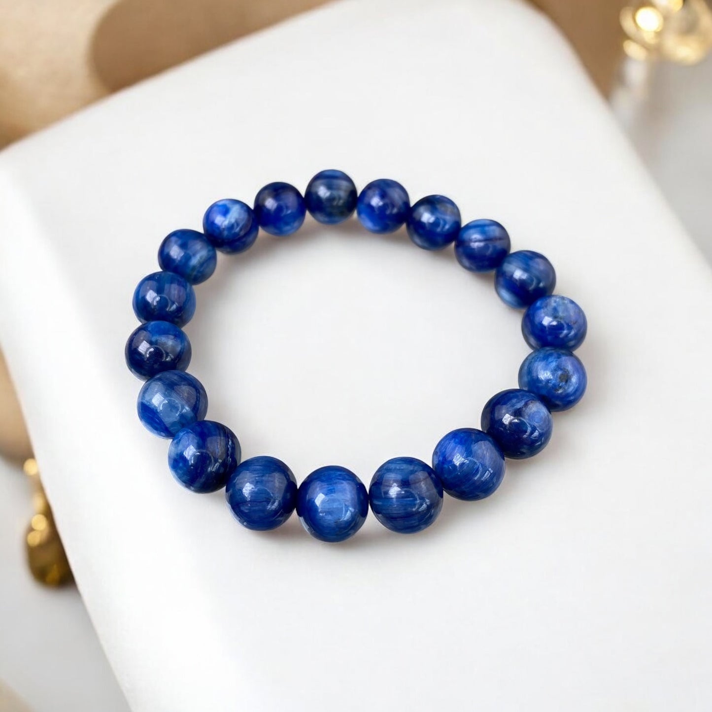 Kianīta rokassprādze (augsta kvalitāte, 10 mm)