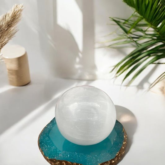 Selenīta lode (Selenīts, S izmērs, 5,3 cm)