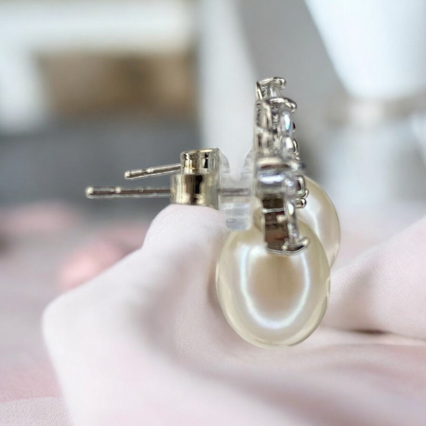 Upes pērļu  auskari (Upes pērles)