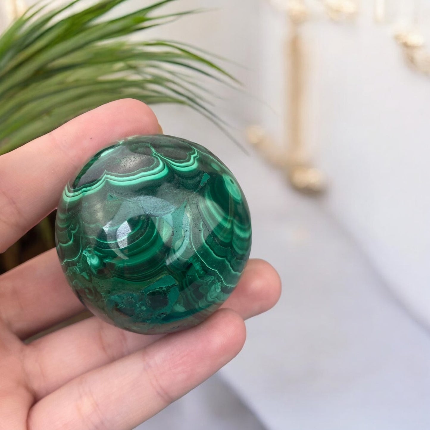 Malahīta lode (Malahīts 4,5 cm, 197 g.)