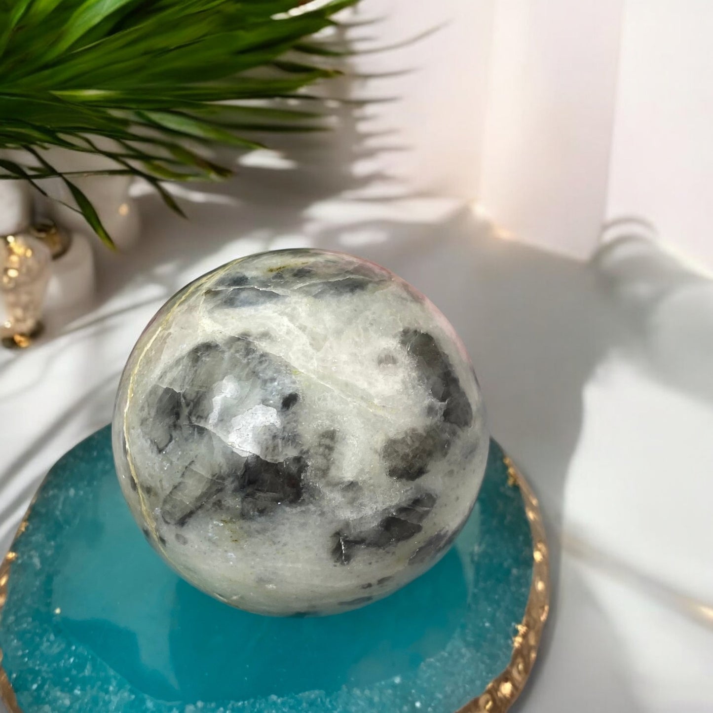 Mēnessakmens ar Labradorītu (5,1 cm)