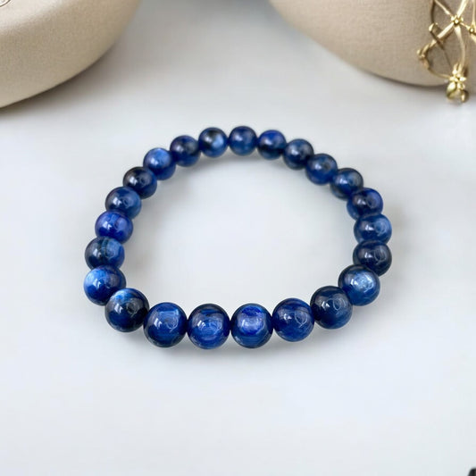 Kianīta rokassprādze (augsta kvalitāte, 8mm)