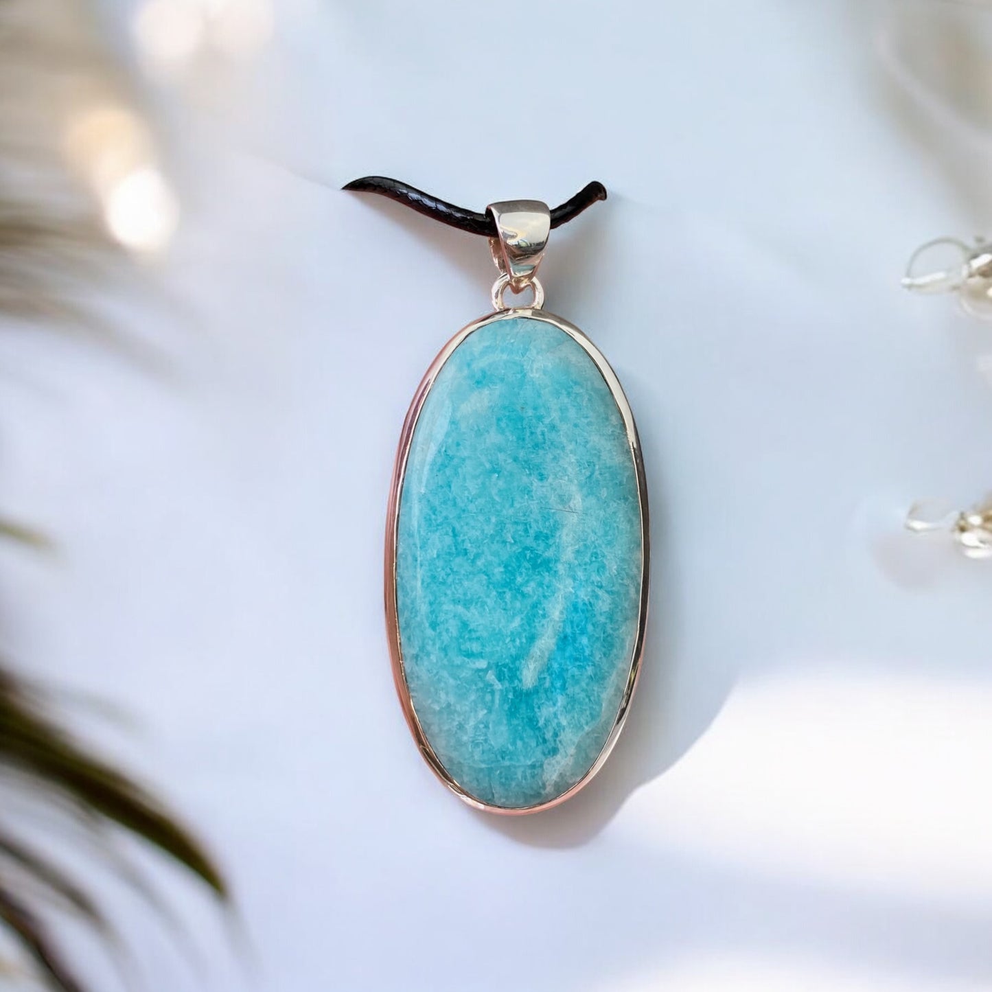 Amazonīta sudraba 925 kulons 