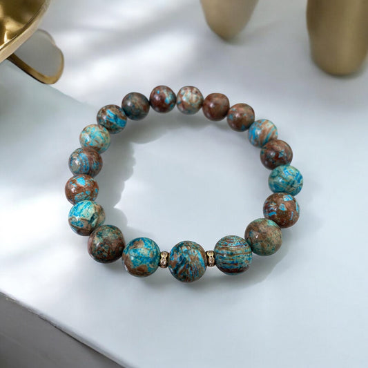 Jašmas rokassprādze (Jašma tonēta, 10mm (g))