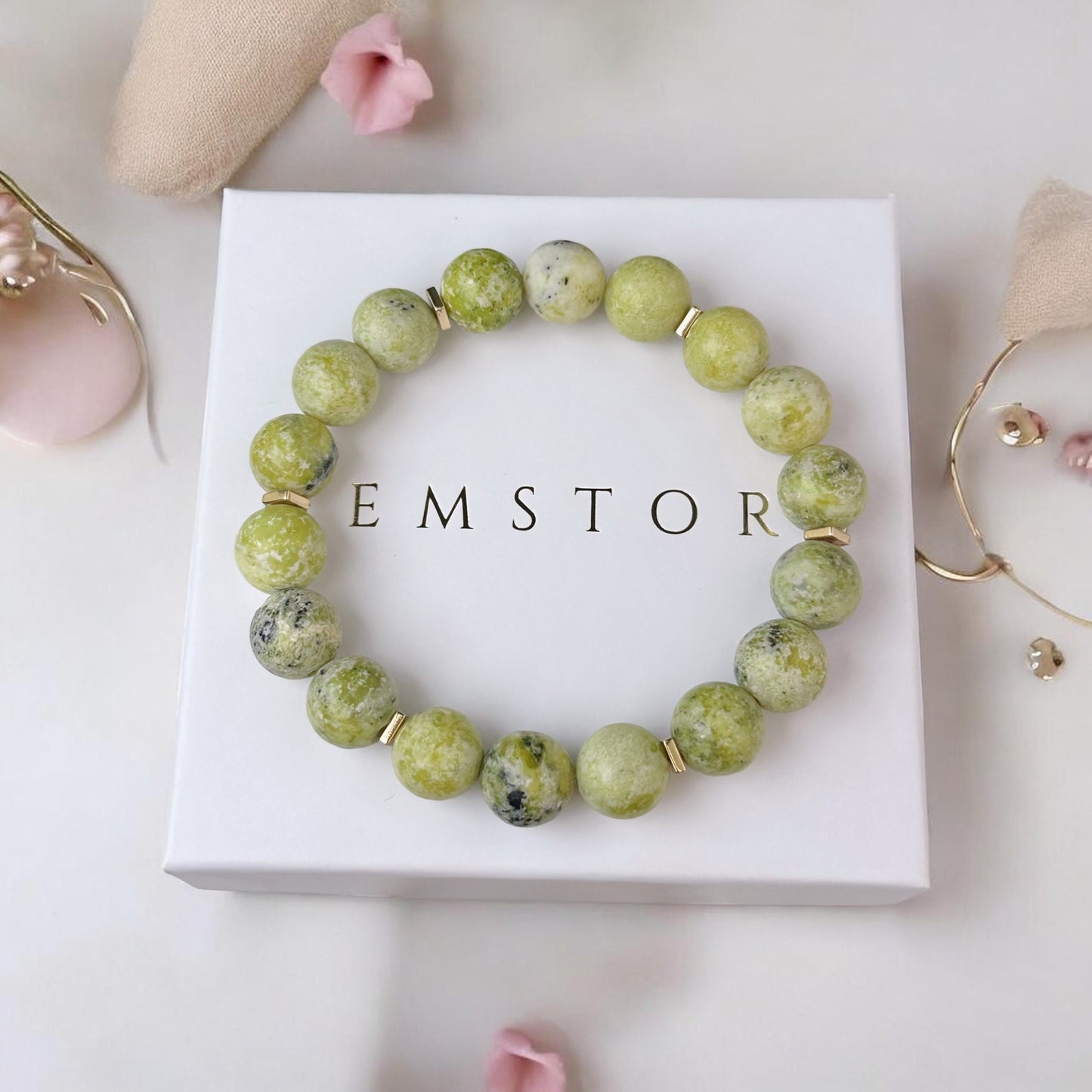 Serpentīna aproce (Seprentīns/Čūskakmens, 10mm)