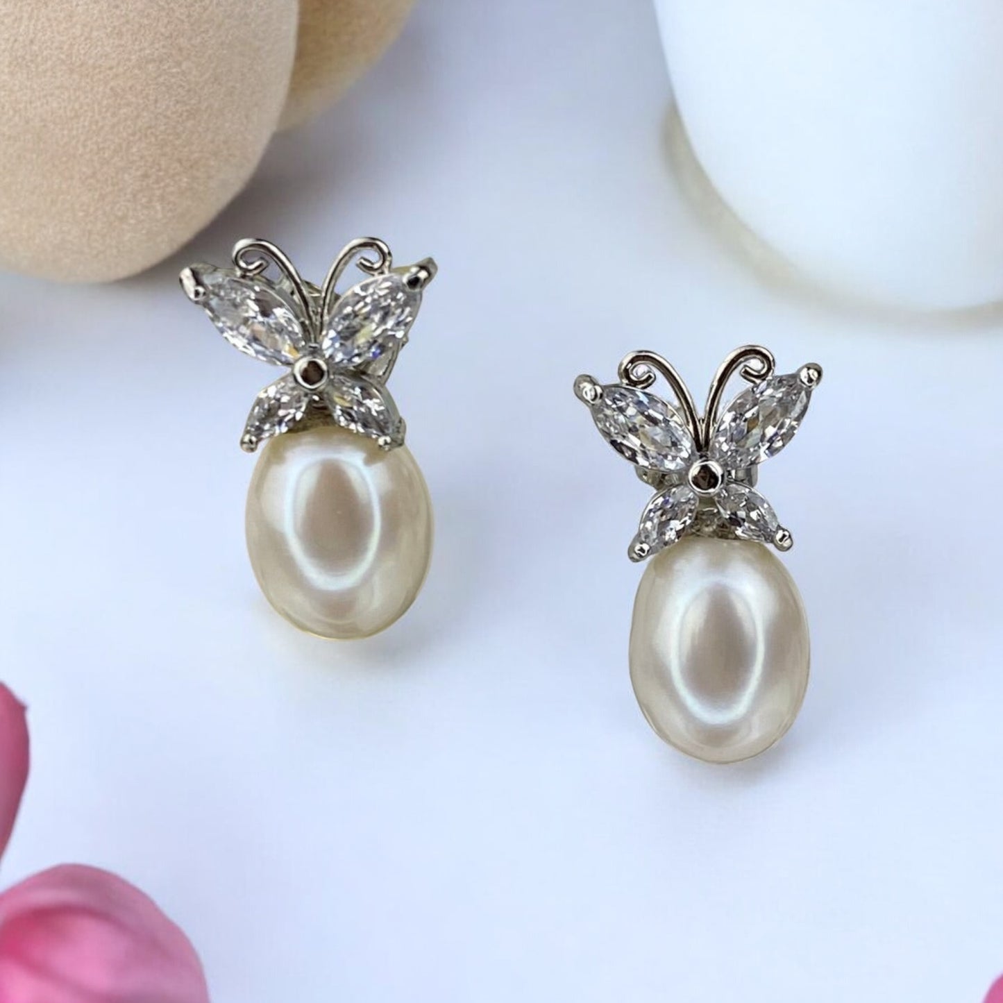 Upes pērļu  auskari (Upes pērles)