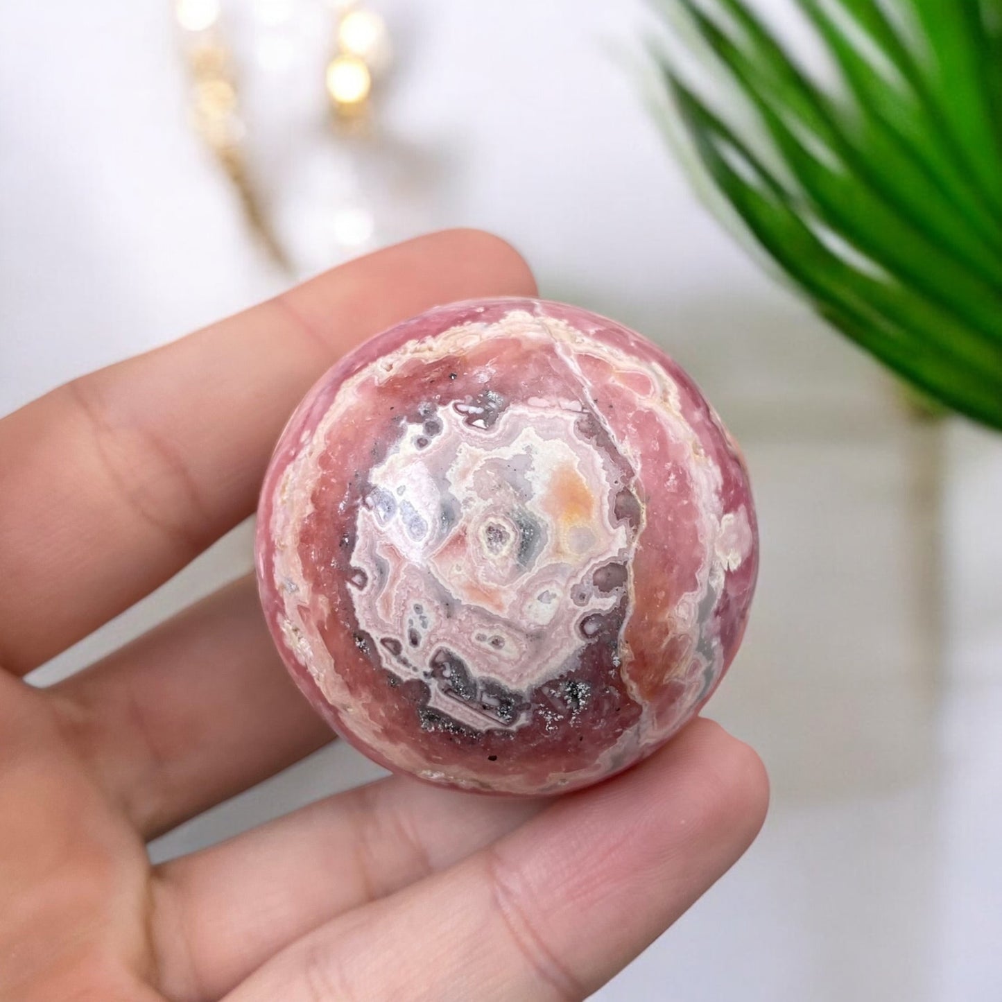 Rodohrozīta lode (Rodohrozīts 4cm)